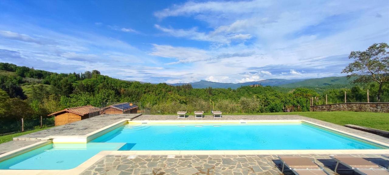 Podere Verdi Colline Poppi Bagian luar foto