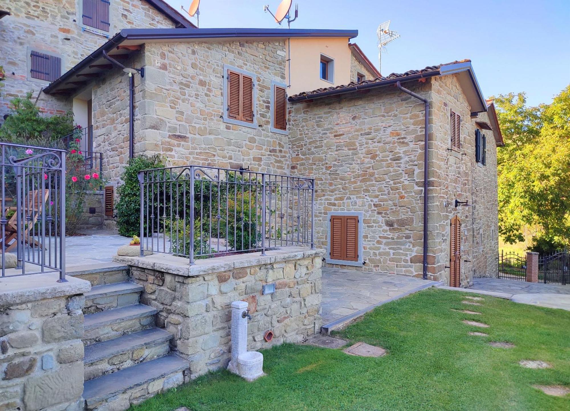 Podere Verdi Colline Poppi Bagian luar foto