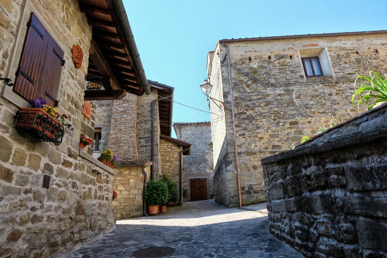 Podere Verdi Colline Poppi Bagian luar foto