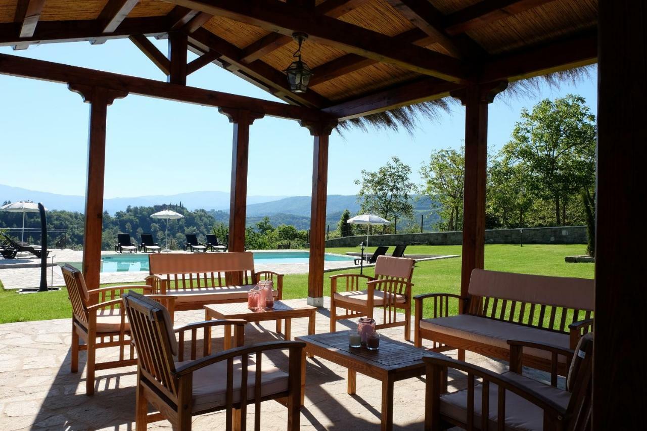 Podere Verdi Colline Poppi Bagian luar foto